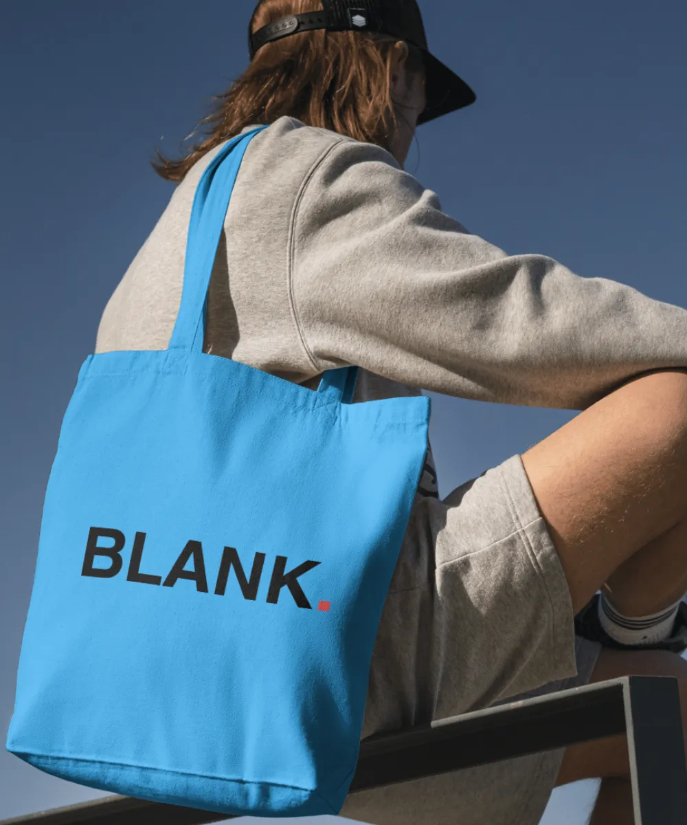 Plátenná taška svetlomodrá